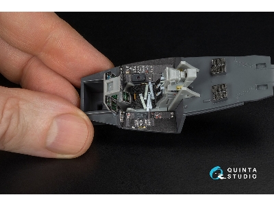 Lockheed Martin F-22 Raptor - 3d-printed & Coloured Interior (For Hasegawa Kits) - zdjęcie 8