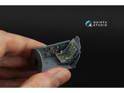 Curtiss P-40 N Warhawk - 3d-printed & Coloured Interior (For Eduard Kits) - zdjęcie 9