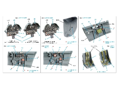 Curtiss P-40 N Warhawk - 3d-printed & Coloured Interior (For Eduard Kits) - zdjęcie 11