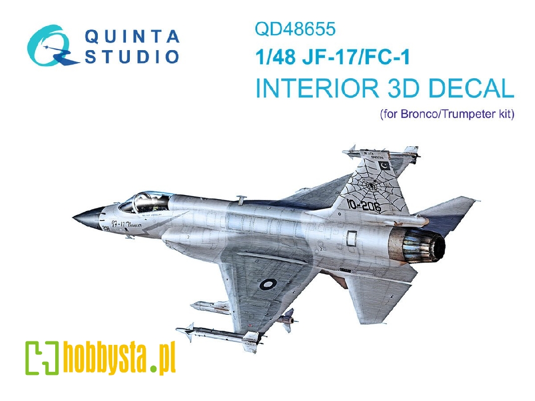Pac/Cac Jf-17/Fc-1 - 3d-printed & Coloured Interior (For Bronco And Trumpeter) Kits) - zdjęcie 1