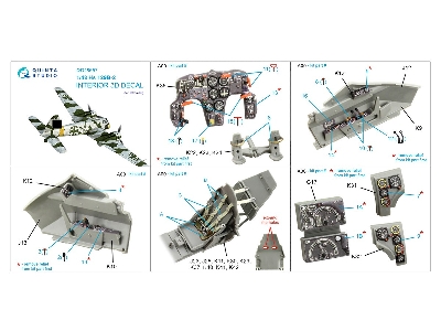 Henschel Hs-129 B-2 - 3d-printed & Coloured Interior (For Takom Kits) - zdjęcie 11