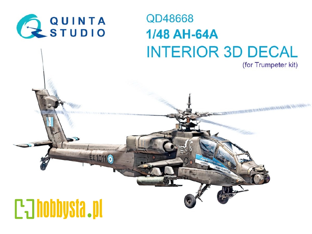 Ah-64 A Apache - 3d-printed & Coloured Interior (For Trumpeter Kits) - zdjęcie 1