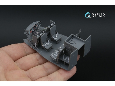 Bell Uh-1 D Early / H Early - 3d-printed & Coloured Interior (For Kitty Hawk Kits) - zdjęcie 8