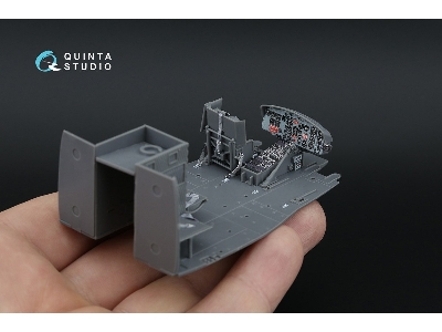 Bell Uh-1 D Early / H Early - 3d-printed & Coloured Interior (For Kitty Hawk Kits) - zdjęcie 10