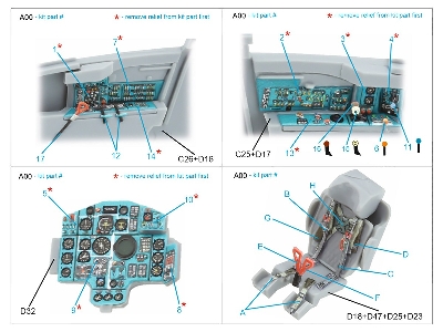 Mig-25 Pd - 3d-printed & Coloured Interior On Decal Paper (For Icm Kits) - zdjęcie 3
