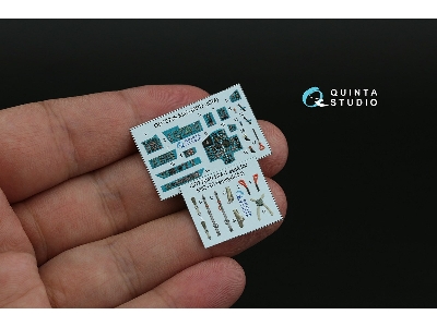 Mig-25 Pd - 3d-printed & Coloured Interior On Decal Paper (For Icm Kits) - zdjęcie 5