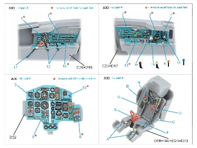 Mig-25 Bm - 3d-printed & Coloured Interior On Decal Paper (For Icm Kits) - zdjęcie 3