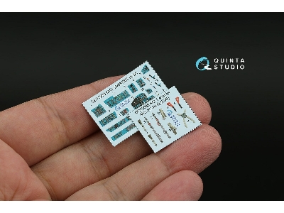 Mig-25 Rb / Rbt - 3d-printed & Coloured Interior On Decal Paper (For Icm Kits) - zdjęcie 5