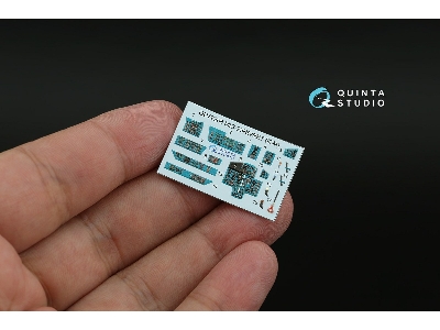 Mig-25 Rb / Rbt - 3d-printed & Coloured Interior On Decal Paper (For Icm Kits) - zdjęcie 6