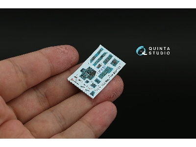 Mig-25 Rb / Rbt - 3d-printed & Coloured Interior On Decal Paper (For Icm Kits) - zdjęcie 7