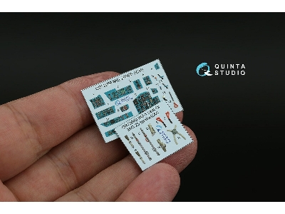 Mig-25 Rbf - 3d-printed & Coloured Interior On Decal Paper (For Icm Kits) - zdjęcie 3