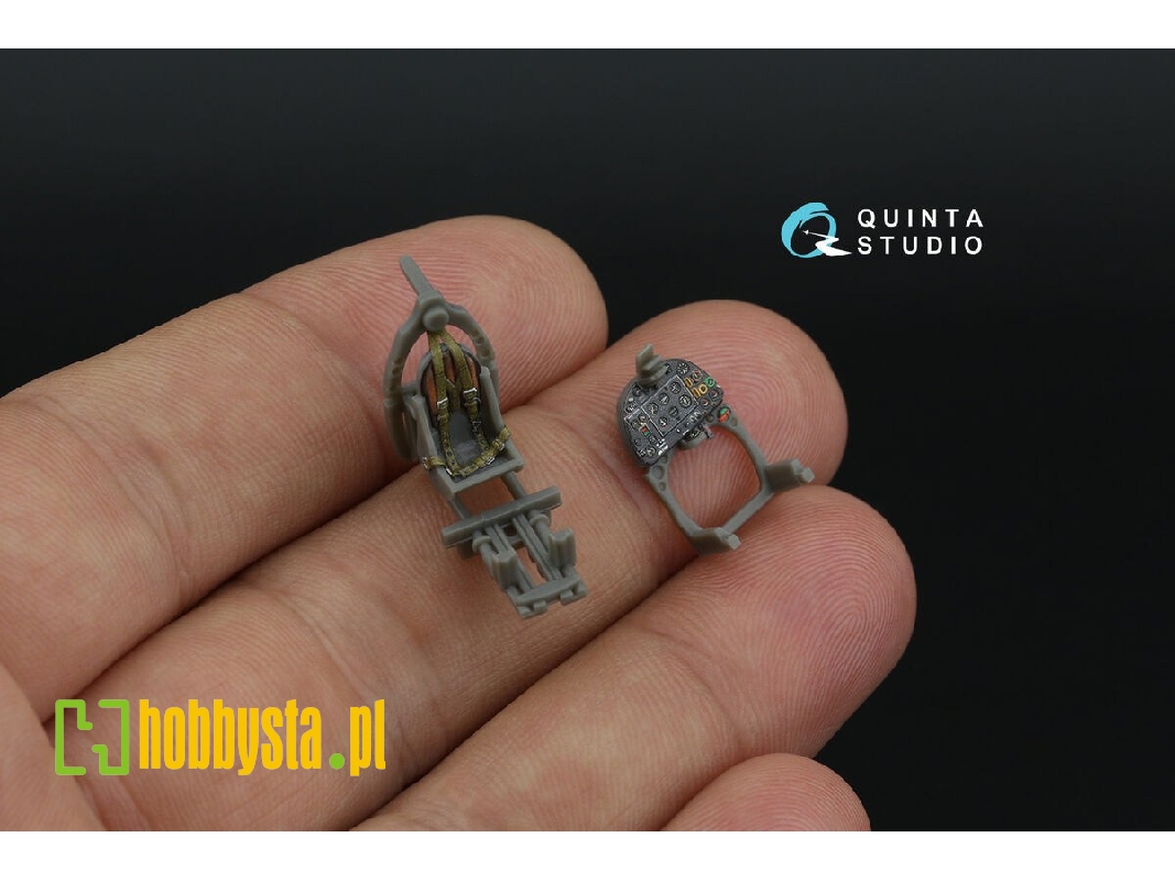 Supermarine Spitfire Mk.Iа  - 3d-printed & Coloured Interior On Decal Paper (For Airfix Kits) - zdjęcie 1