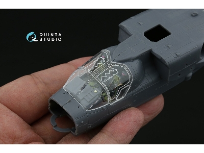 Kamov Ka-52 - 3d-printed & Coloured Interior On Decal Paper (For Dream Model Kits) - zdjęcie 3