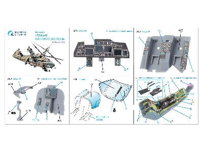 Kamov Ka-52 - 3d-printed & Coloured Interior On Decal Paper (For Dream Model Kits) - zdjęcie 4