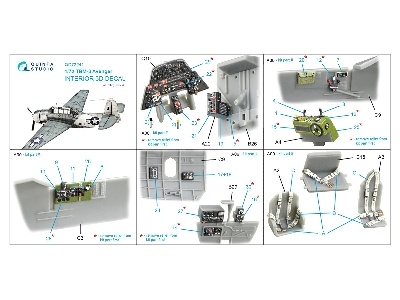Grumman Tbm-3 Avenger - 3d-printed & Coloured Interior (For Hobbyboss Kits) - zdjęcie 11