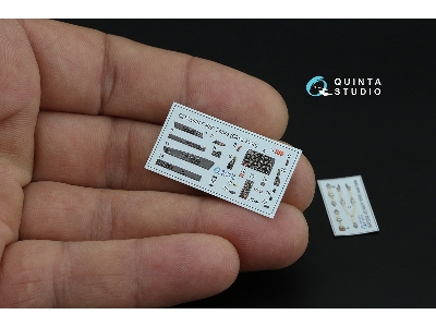 Nort American F-86 A Sabre - 3d-printed & Coloured Interior (For Clear Prop Kits) - zdjęcie 5