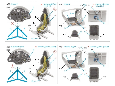 Polikarpov I-16 Type 5 - 3d-printed & Coloured Interior (For Zvezda Kits) - zdjęcie 8