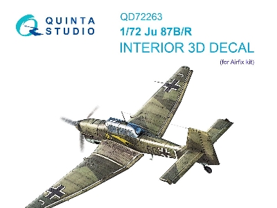 Junkers Ju-87 B/R - 3d-printed & Coloured Interior (For Airfix Kits) - zdjęcie 1