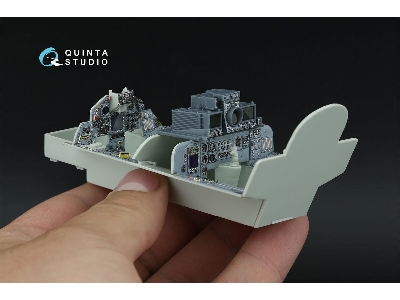 Tornado Ecr German - 3d-printed & Coloured Interior On Decal Paper With 3d-printed Resin Parts (For Revell Kits / Small Version)