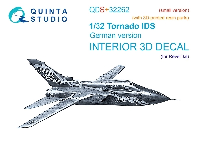 Tornado Ids German - 3d-printed & Coloured Interior On Decal Paper With 3d-printed Resin Parts (For Revell Kits / Small Version)