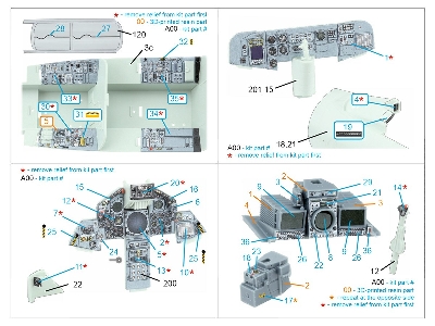 Tornado Ids German - 3d-printed & Coloured Interior On Decal Paper With 3d-printed Resin Parts (For Revell Kits / Small Version)
