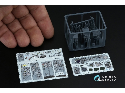Tornado Ids German - 3d-printed & Coloured Interior On Decal Paper With 3d-printed Resin Parts (For Revell Kits / Small Version)