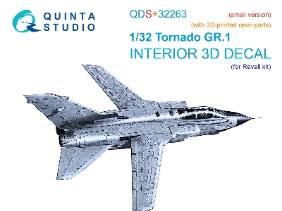 Tornado Gr.1 - 3d-printed & Coloured Interior On Decal Paper With 3d-printed Resin Parts (For Revell Kits / Small Version) - zdj
