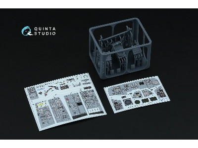 Tornado Gr.1 - 3d-printed & Coloured Interior On Decal Paper With 3d-printed Resin Parts (For Revell Kits / Small Version) - zdj