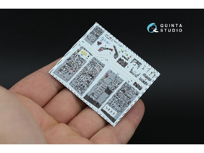 Tornado Gr.1 - 3d-printed & Coloured Interior On Decal Paper With 3d-printed Resin Parts (For Revell Kits / Small Version) - zdj