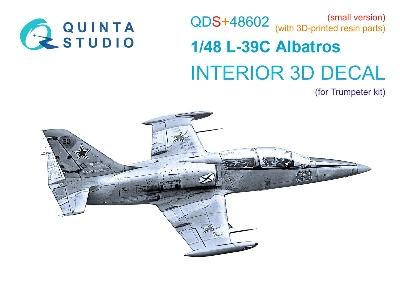 Aero L-39 C - 3d-printed & Coloured Interior Small Version With 3d-printed Resin Parts (For Trumpeter Kits) - zdjęcie 1