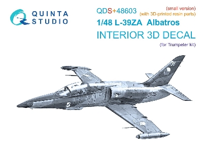 Aero L-39 Za - 3d-printed & Coloured Interior Small Version With 3d-printed Resin Parts (For Trumpeter Kits) - zdjęcie 1
