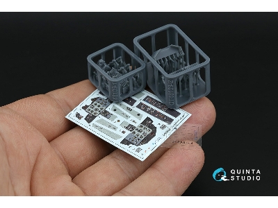 Aero L-39 Za - 3d-printed & Coloured Interior Small Version With 3d-printed Resin Parts (For Trumpeter Kits) - zdjęcie 2