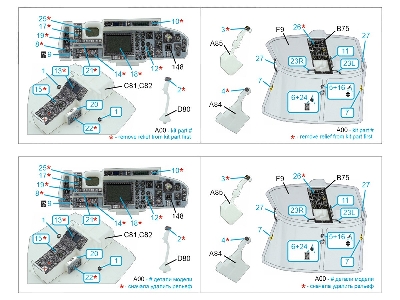 Westland Lynx Mk.8 - 3d-printed & Coloured Interior Small Version (For Revell Kits) - zdjęcie 10