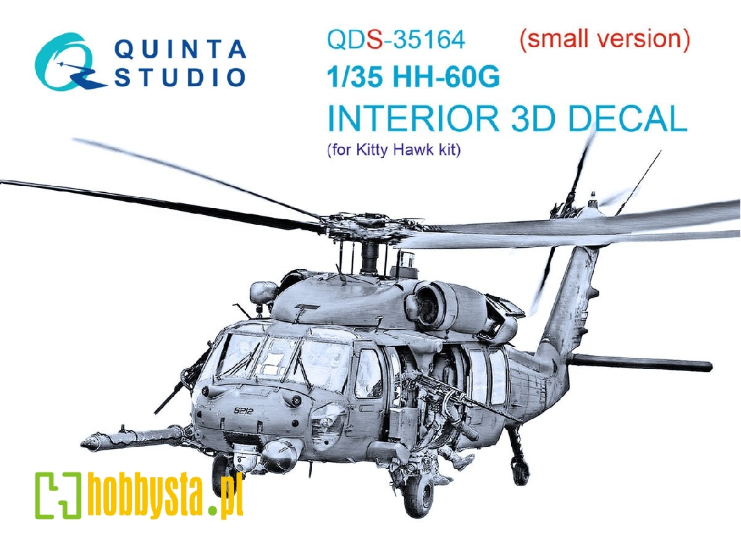 Sikorsky Hh-60 G Pave Hawk - 3d-printed & Coloured Interior Small Version (For Kitty Hawk Kits) - zdjęcie 1