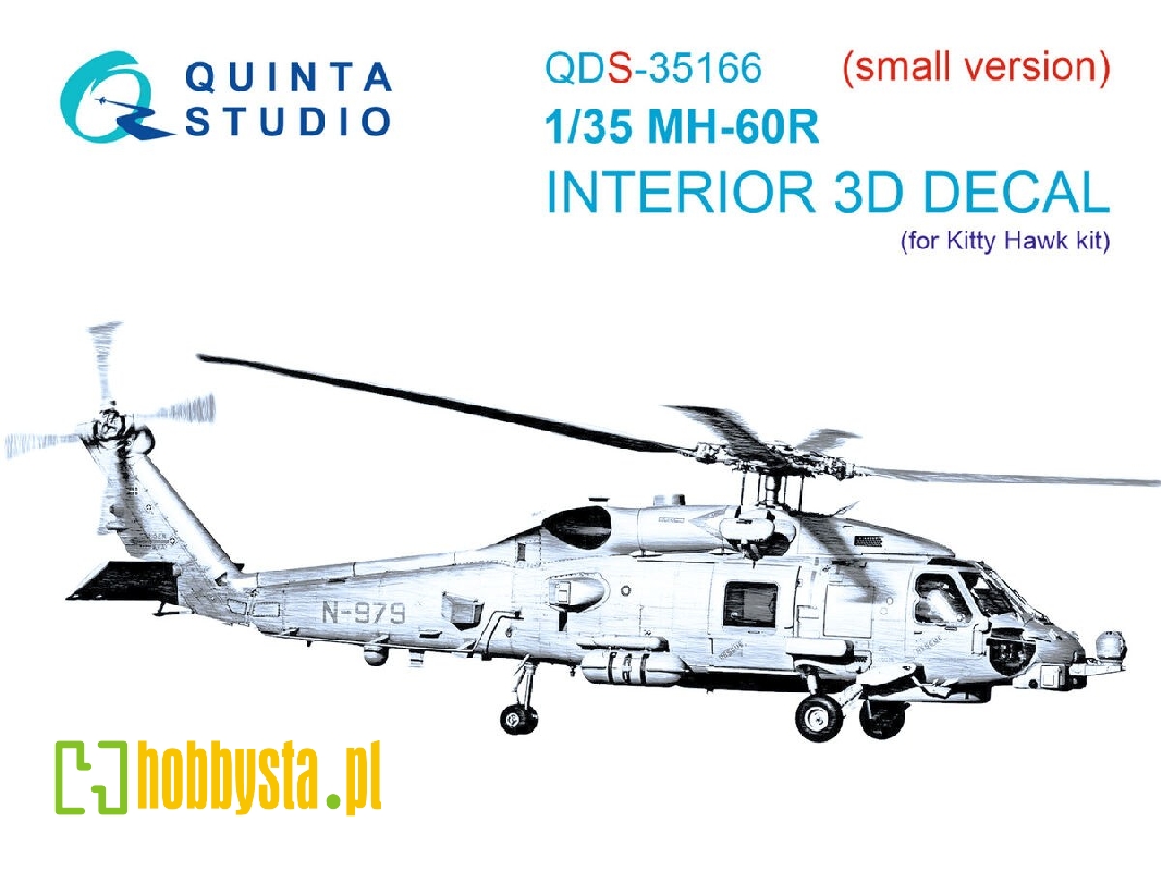Sikorsky МН-60 R Seahawk - 3d-printed & Coloured Interior Small Version (For Kitty Hawk Kits) - zdjęcie 1