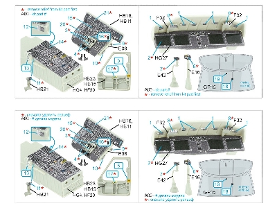 Sikorsky МН-60 R Seahawk - 3d-printed & Coloured Interior Small Version (For Kitty Hawk Kits) - zdjęcie 10