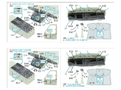 Sikorsky МН-60 S Knighthawk - 3d-printed & Coloured Interior Small Version (For Kitty Hawk Kits) - zdjęcie 11
