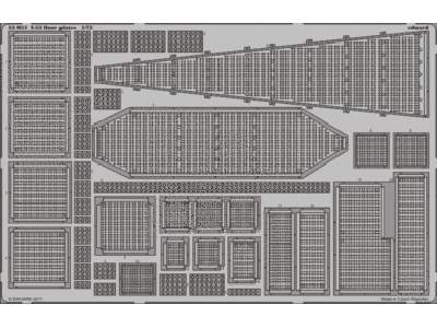  I-53 floor plates 1/72 - Lindberg - blaszki - zdjęcie 1