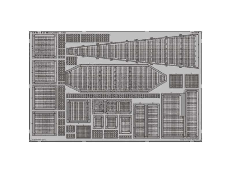 I-53 floor plates 1/72 - Lindberg - blaszki - zdjęcie 1 I-53 floor plates 1/72 - Lindberg - blaszki - zdjęcie 1