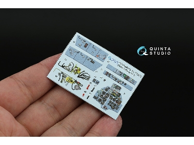 Su-17um3 - 3d-printed & Coloured Interior On Decal Paper With 3d-printed Resin Parts (For Hobby Boss / Small Version) - zdjęcie