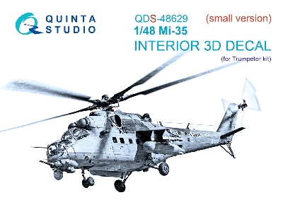 Mil Mi-35 - 3d-printed & Coloured Interior On Decal Paper (For Trumpeter Kits / Small Version) - zdjęcie 2