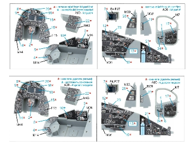 Mil Mi-35 - 3d-printed & Coloured Interior On Decal Paper (For Trumpeter Kits / Small Version) - zdjęcie 11