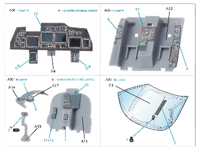 Kamov Ka-52 - 3d-printed & Coloured Interior On Decal Paper (For Dream Model Kits / Small Version) - zdjęcie 8