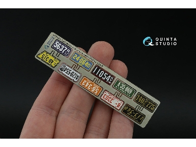 Southeastern Us License Plates 1910-1940 With Metal Base (For All Kits) - zdjęcie 2