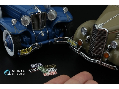 Southeastern Us License Plates 1910-1940 With Metal Base (For All Kits) - zdjęcie 7