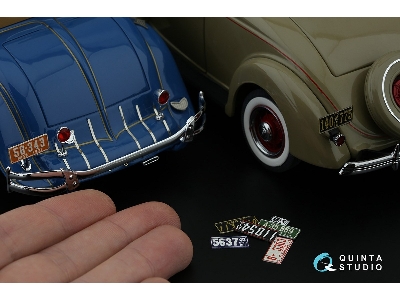 Southeastern Us License Plates 1910-1940 With Metal Base (For All Kits) - zdjęcie 8