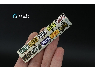 Southwestern Us License Plates 1910-1940 With Metal Base (For All Kits) - zdjęcie 2