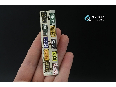 Southwestern Us License Plates 1910-1940 With Metal Base (For All Kits) - zdjęcie 3