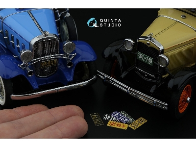 Southwestern Us License Plates 1910-1940 With Metal Base (For All Kits) - zdjęcie 7