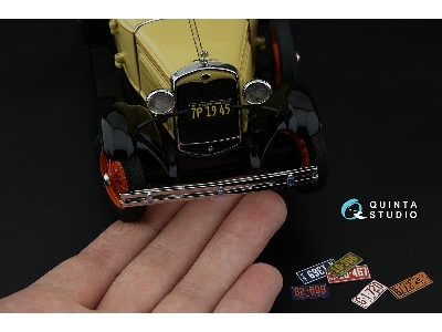 Western Us License Plates 1910-1940 With Metal Base (For All Kits) - zdjęcie 9